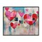 Stupell Industries Urban Hearts Painting Collage Framed Giclee Wall Art Design by LSR Design Studio